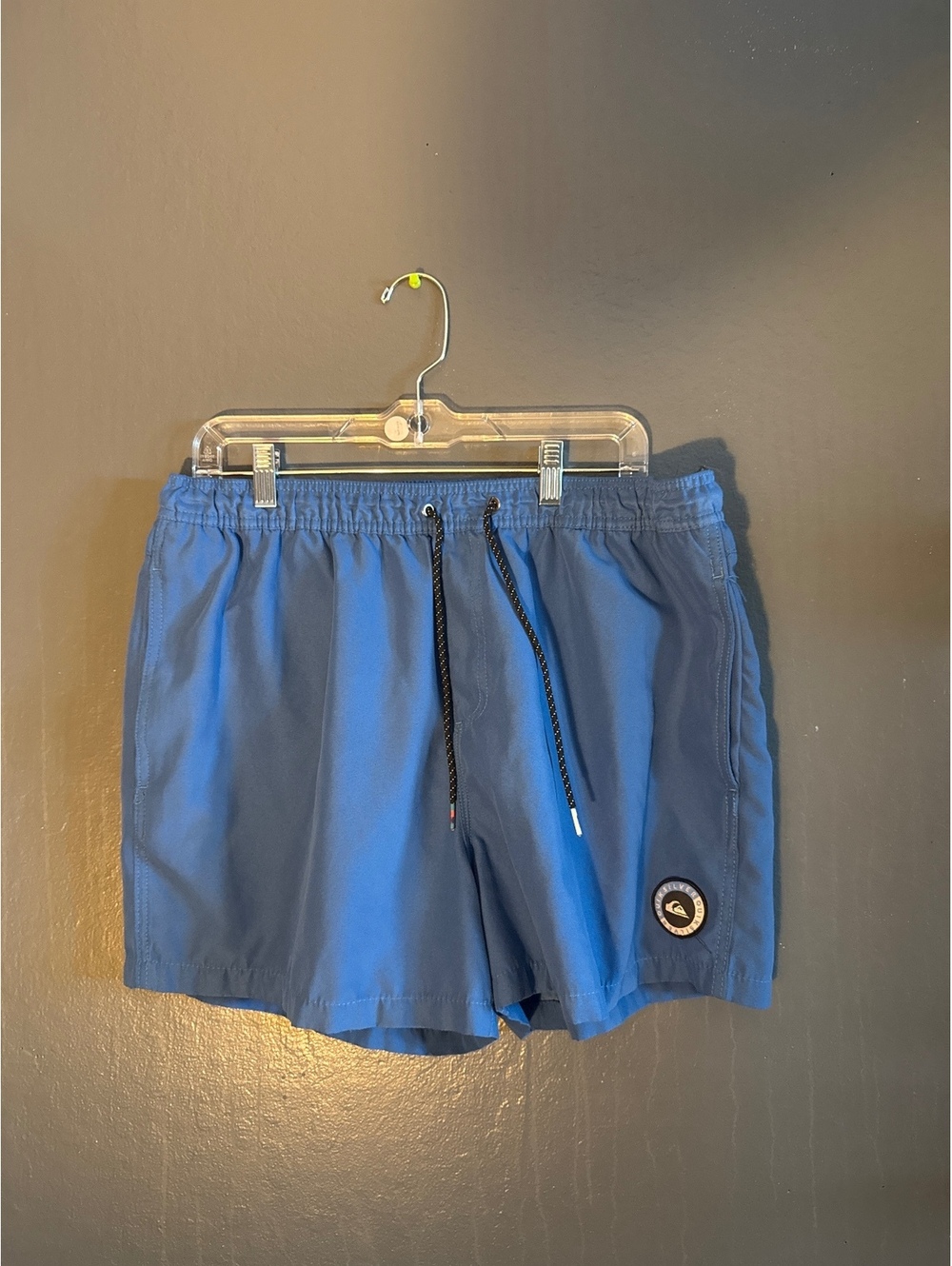 Quiksilver Men's Blue Swim Trunks Board Shorts Polyester Casual Sporty